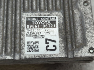 2016-2017 Toyota Camry PCM Engine Control Computer ECU ECM PCU OEM P/N:89661-06T21 89661-06T22 Fits Fits 2016 2017 OEM Used Auto Parts