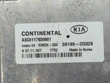 2019 Kia Optima PCM Engine Control Computer ECU ECM PCU OEM P/N:39171-2GJK5 39170-2GJK5, 39199-2G028 Fits OEM Used Auto Parts