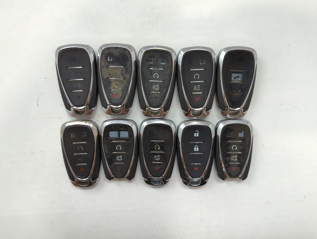 Lot of 10 Aftermarket Chevrolet Keyless Entry Remote Fob UNKNOWN UNKNOWN