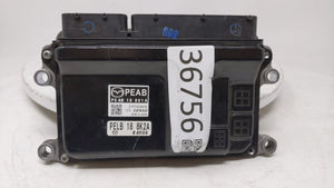 2014 Mazda 3 PCM Engine Control Computer ECU ECM PCU OEM P/N:PE AB 18 881 A Fits OEM Used Auto Parts - Oemusedautoparts1.com 