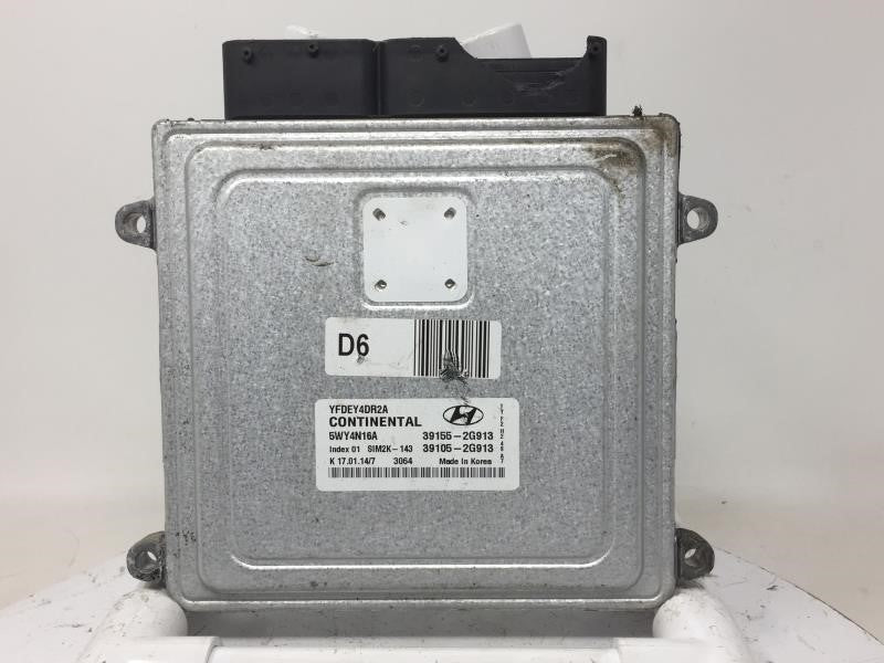 2014 Hyundai Sonata PCM Engine Control Computer ECU ECM PCU OEM P/N:39105-2G913 2.4L Fits Fits 2011 2012 2013 2015 OEM Used Auto Parts - Oemusedautoparts1.com 