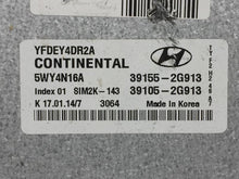 2014 Hyundai Sonata PCM Engine Control Computer ECU ECM PCU OEM P/N:39105-2G913 2.4L Fits Fits 2011 2012 2013 2015 OEM Used Auto Parts