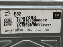 2018 Chevrolet Traverse PCM Engine Control Computer ECU ECM PCU OEM P/N:12687483 12698026, 12673932 Fits Fits 2016 2017 2019 OEM Used Auto Parts