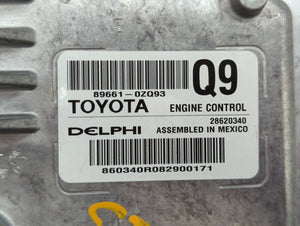 2017-2019 Toyota Corolla PCM Engine Control Computer ECU ECM PCU OEM P/N:89661-0ZQ92 89661-0ZQ91 Fits Fits 2017 2018 2019 OEM Used Auto Parts