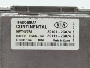 2011-2013 Kia Optima PCM Engine Control Computer ECU ECM PCU OEM P/N:39111-2G868 39101-2G868, 39101-2G874 Fits Fits 2011 2012 2013 OEM Used Auto Parts