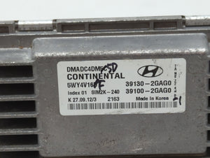 2013 Hyundai Santa Fe PCM Engine Control Computer ECU ECM PCU OEM P/N:39130-2GAG5 39130-2GAG1, 39100-2GAG1, 39130-2GAG2 Fits OEM Used Auto Parts