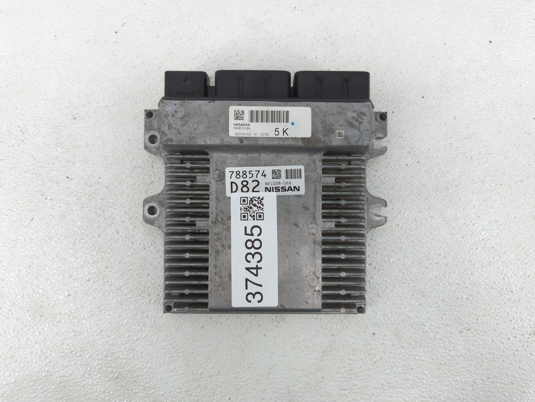 2017 Nissan Pathfinder PCM Engine Control Computer ECU ECM PCU OEM P/N:BED403-300 NEC030-020, NEC018-071, NEC018-069 Fits OEM Used Auto Parts