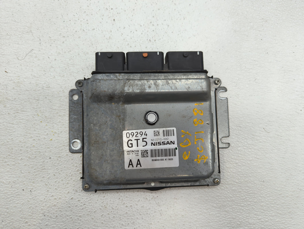 2015-2017 Nissan Rogue PCM Engine Control Computer ECU ECM PCU OEM P/N:BEM403-000 A1 NEC012-651 Fits Fits 2015 2016 2017 OEM Used Auto Parts