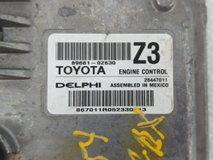 2015 Toyota Corolla PCM Engine Control Computer ECU ECM PCU OEM P/N:89661-0Z640 89661-0Z630 Fits OEM Used Auto Parts