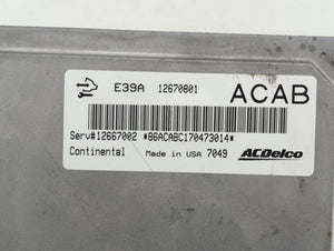 2017 Buick Enclave PCM Engine Control Computer ECU ECM PCU OEM P/N:12667002 12694743, 12685918, 12698026 Fits Fits 2018 2019 OEM Used Auto Parts