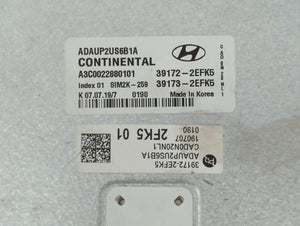 2020 Hyundai Elantra PCM Engine Control Computer ECU ECM PCU OEM P/N:39172-2EFK5 39173-2EFK5 Fits OEM Used Auto Parts