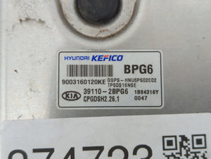 2017-2019 Kia Soul PCM Engine Control Computer ECU ECM PCU OEM P/N:39110-2BPG6 39110-2BPG5, 39110-2BPG7 Fits Fits 2017 2018 2019 OEM Used Auto Parts