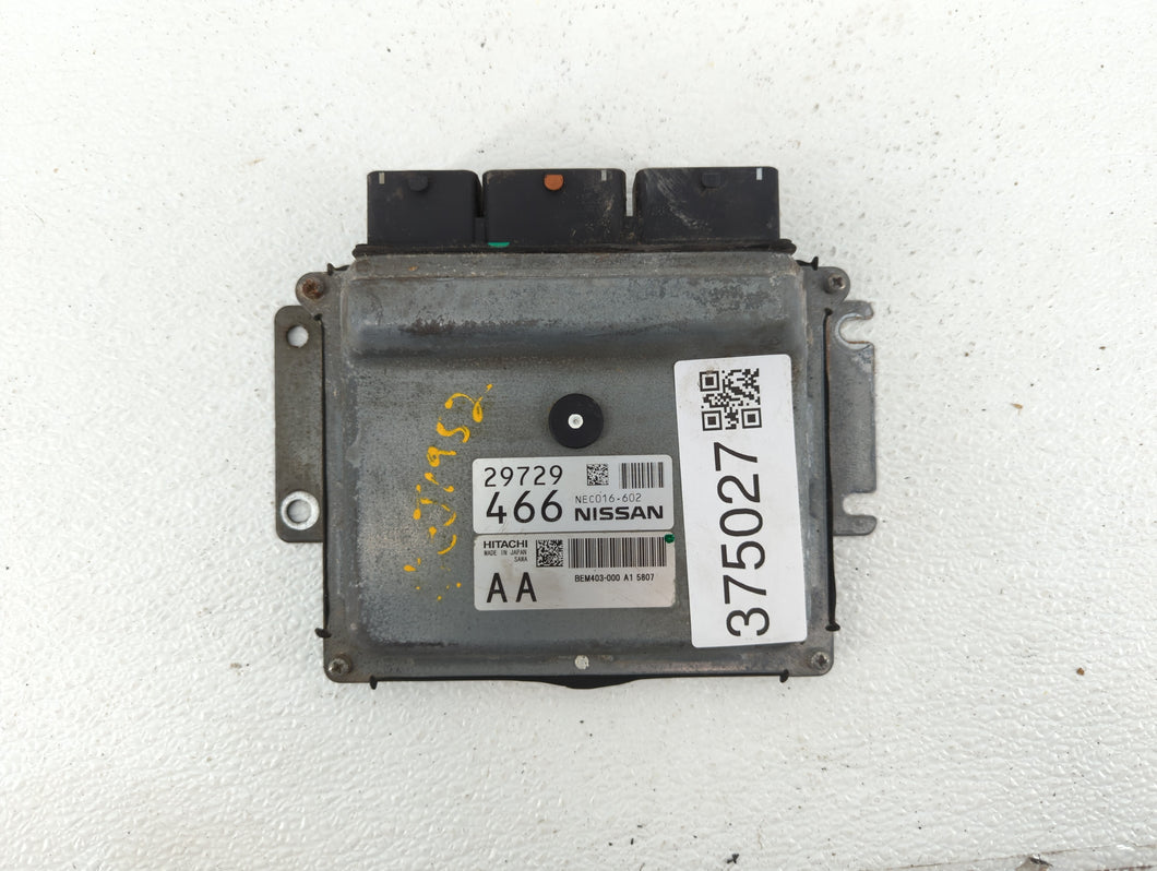 2015-2017 Nissan Rogue PCM Engine Control Computer ECU ECM PCU OEM P/N:BEM403-000 A1 NEC012-651 Fits Fits 2015 2016 2017 OEM Used Auto Parts