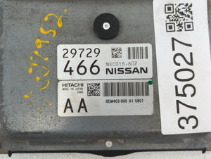 2015-2017 Nissan Rogue PCM Engine Control Computer ECU ECM PCU OEM P/N:BEM403-000 A1 NEC012-651 Fits Fits 2015 2016 2017 OEM Used Auto Parts