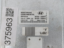 2015 Hyundai Elantra PCM Engine Control Computer ECU ECM PCU OEM P/N:39102-2EMY5 39103-2EMY5 Fits OEM Used Auto Parts