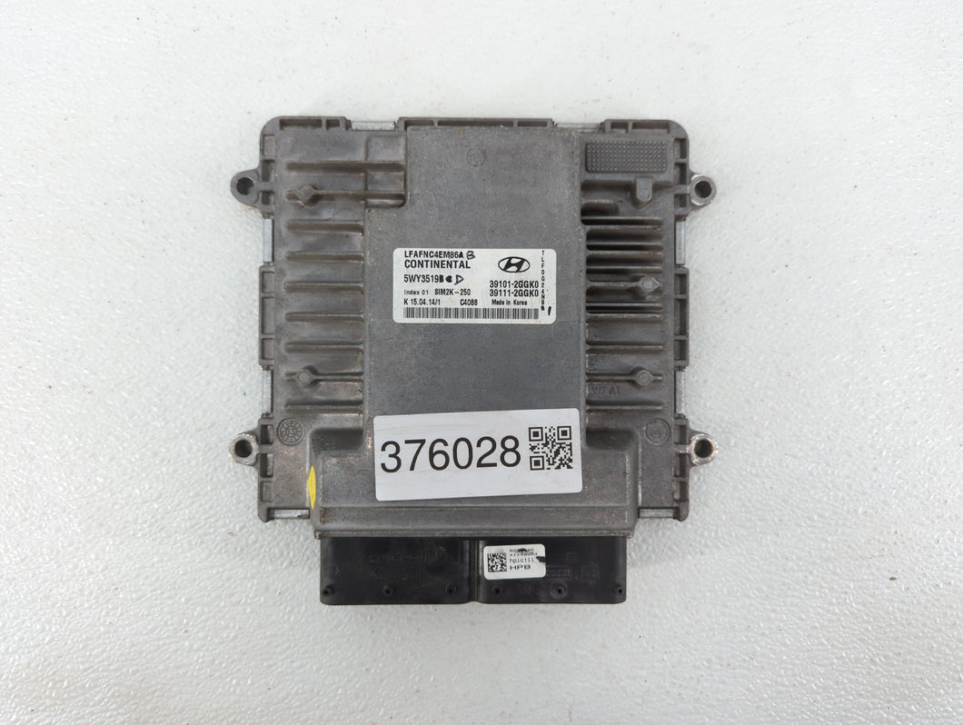 2015-2017 Hyundai Sonata PCM Engine Control Computer ECU ECM PCU OEM P/N:39111-2GGK0 39111-2GGL3 Fits Fits 2015 2016 2017 OEM Used Auto Parts