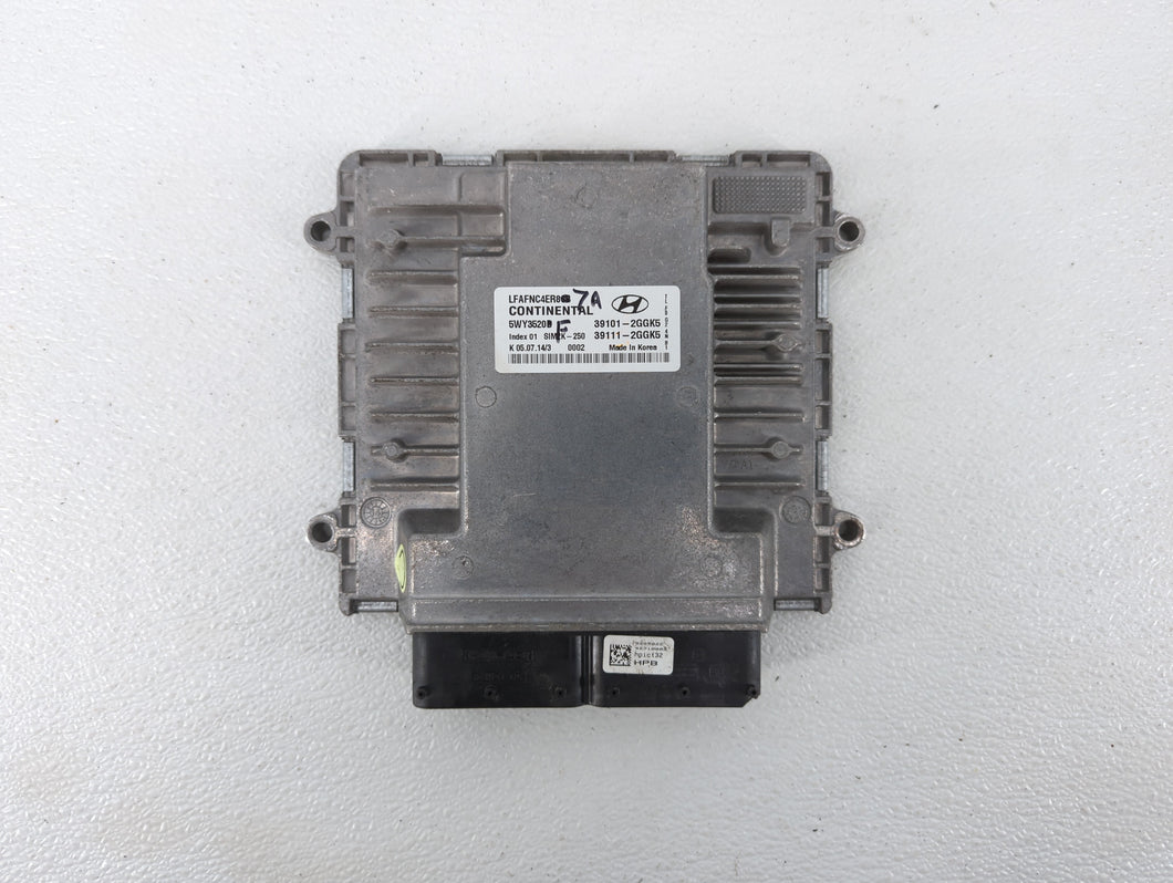 2015-2017 Hyundai Sonata PCM Engine Control Computer ECU ECM PCU OEM P/N:39111-2GGK0 39101-2GGK0 Fits Fits 2015 2016 2017 OEM Used Auto Parts