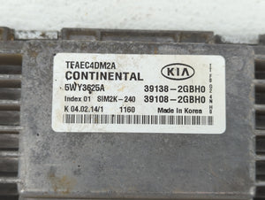 2014-2015 Kia Optima PCM Engine Control Computer ECU ECM PCU OEM P/N:39138-2GBH0 39108-2GBH0, 391382GBH0 Fits Fits 2014 2015 OEM Used Auto Parts