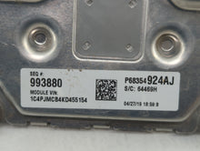 2019 Jeep Cherokee PCM Engine Control Computer ECU ECM PCU OEM P/N:68354900AG 68447031AF, 68354922AI, 68397063AA Fits OEM Used Auto Parts