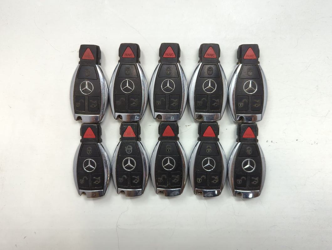 Lot of 10 Mercedes-Benz S550 Keyless Entry Remote Fob IYZDC11