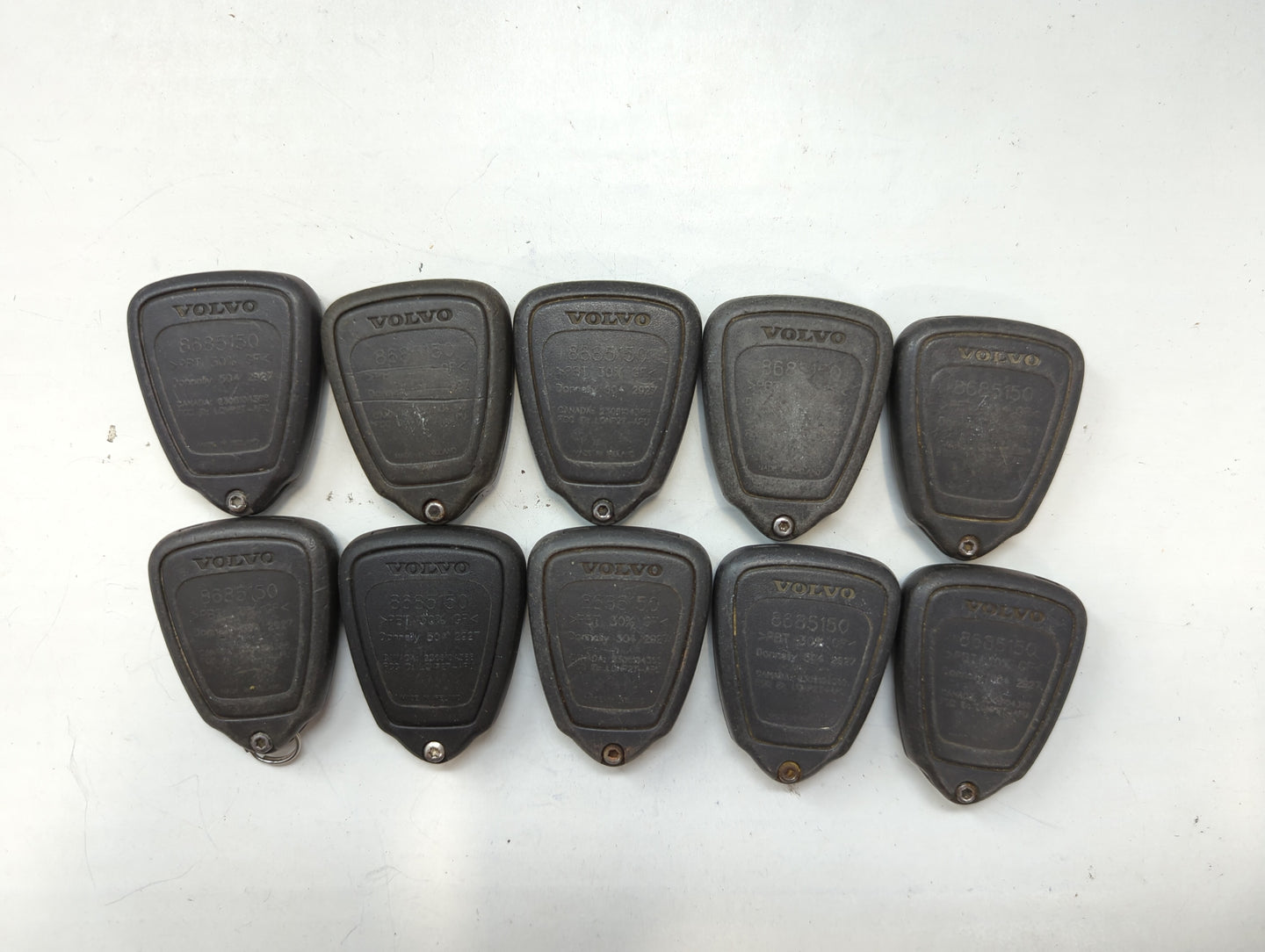 Lot of 10 Volvo S40 Keyless Entry Remote Fob LQNP2T-APU 8685150 - Oemusedautoparts1.com