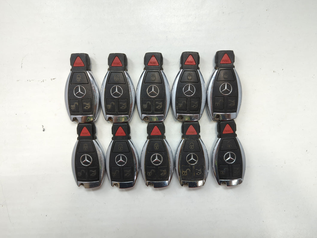 Lot of 10 Mercedes-Benz C350 Keyless Entry Remote Fob IYZDC07