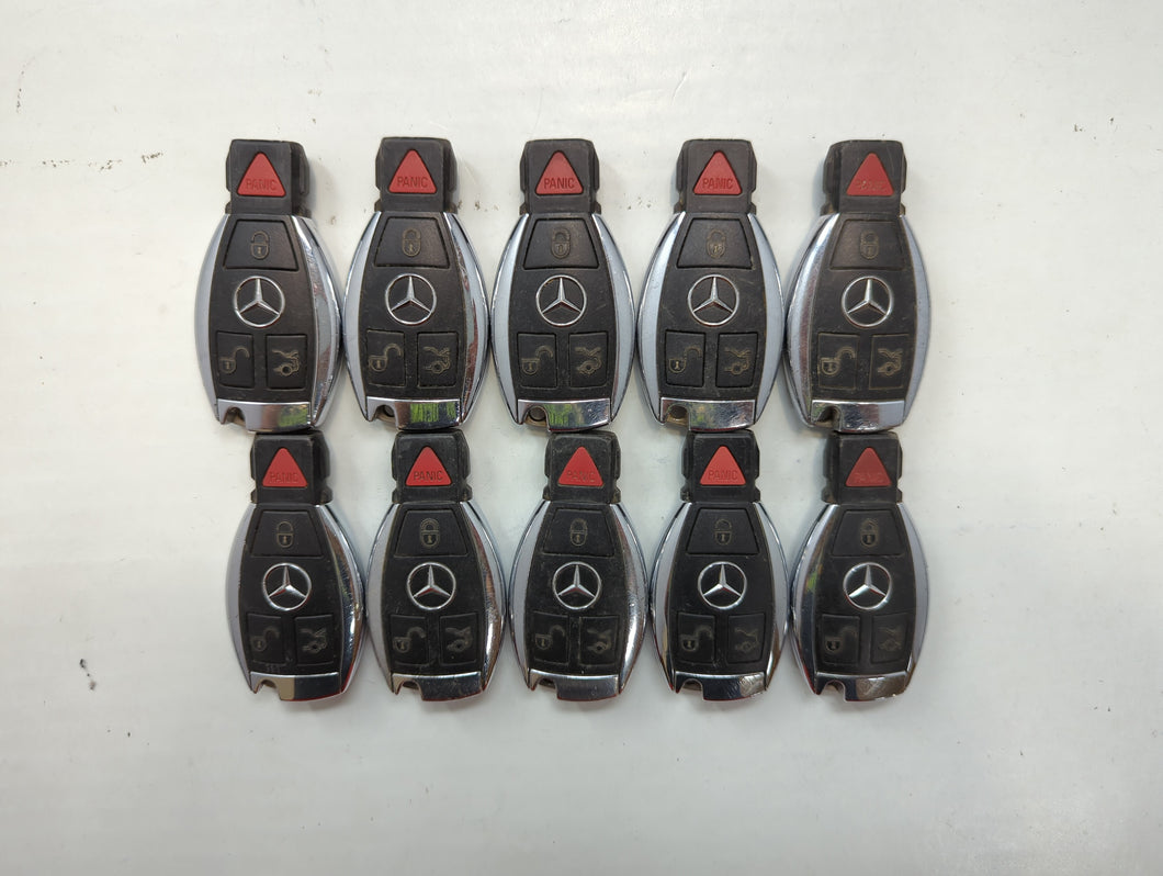 Lot of 10 Mercedes-Benz C350 Keyless Entry Remote Fob IYZDC07