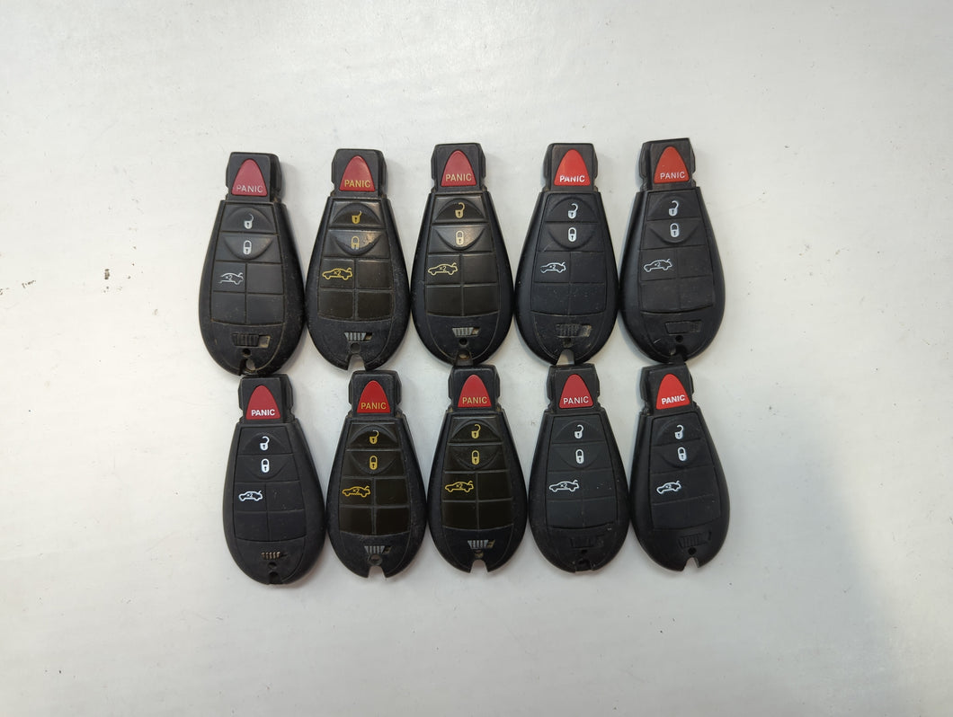 Lot of 10 Aftermarket Dodge/chrysler/jeep/ram Keyless Entry Remote Fob