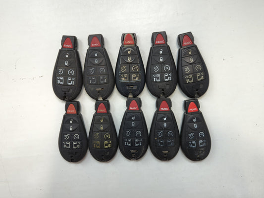 Lot of 10 Aftermarket Dodge/chrysler/jeep/ram Keyless Entry Remote Fob - Oemusedautoparts1.com