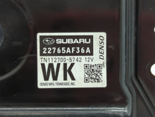 2015 Subaru Legacy PCM Engine Control Computer ECU ECM PCU OEM P/N:22765AF36B 22765AK16A, 2765AF36C, 22765AF36A Fits OEM Used Auto Parts