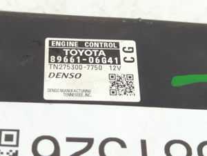 2008-2009 Toyota Camry PCM Engine Control Computer ECU ECM PCU OEM P/N:89661-06G41 89661-06G40, 89661-06G11 Fits Fits 2008 2009 OEM Used Auto Parts