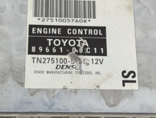 2005-2006 Toyota Solara PCM Engine Control Computer ECU ECM PCU OEM P/N:89661-06C11 89661-06C10, 89661-06C12 Fits Fits 2005 2006 OEM Used Auto Parts