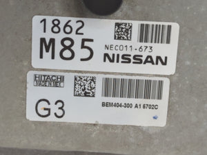 2013-2015 Nissan Sentra PCM Engine Control Computer ECU ECM PCU OEM P/N:BEM400-300 A1 NEC011-671 Fits Fits 2013 2014 2015 OEM Used Auto Parts