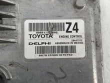 2015 Toyota Corolla PCM Engine Control Computer ECU ECM PCU OEM P/N:89661-0Z640 Fits OEM Used Auto Parts