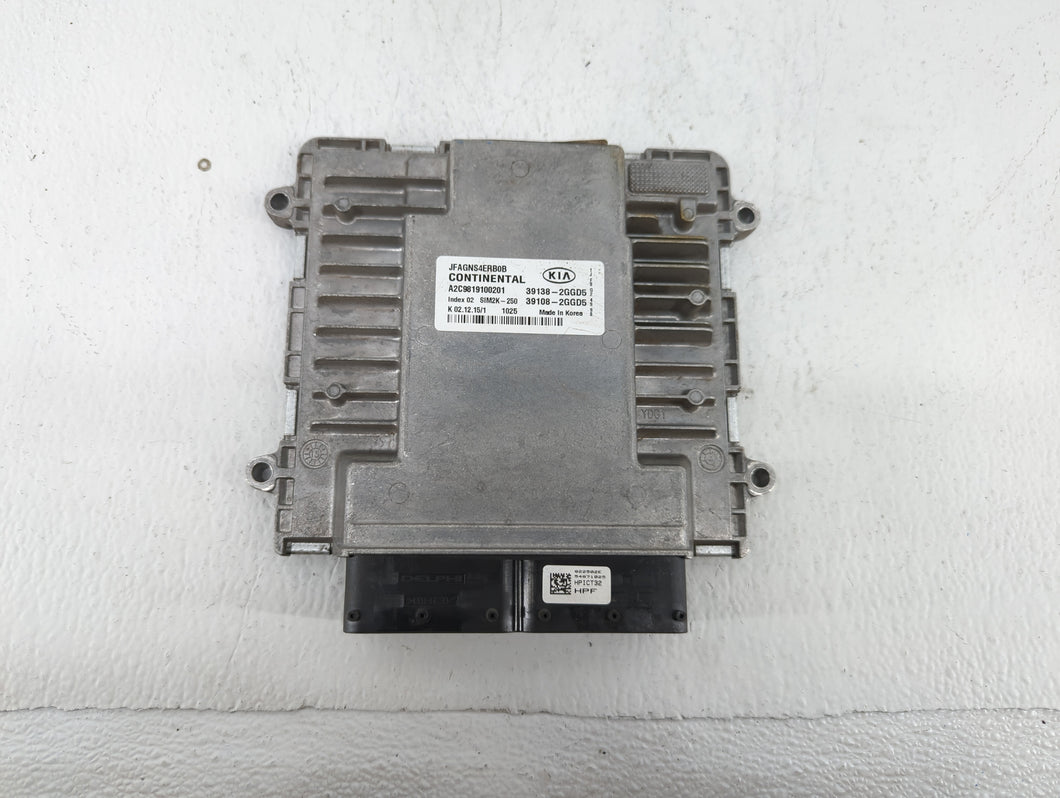 2016-2018 Kia Optima PCM Engine Control Computer ECU ECM PCU OEM P/N:39108-2GGD7 39138-2GGD7, 39138-2GGD5 Fits Fits 2016 2017 2018 OEM Used Auto Parts