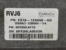 2015 Ford Fusion PCM Engine Control Computer ECU ECM PCU OEM P/N:2.5L ES7A-12A650-GG Fits Fits 2014 2016 OEM Used Auto Parts - Oemusedautoparts1.com