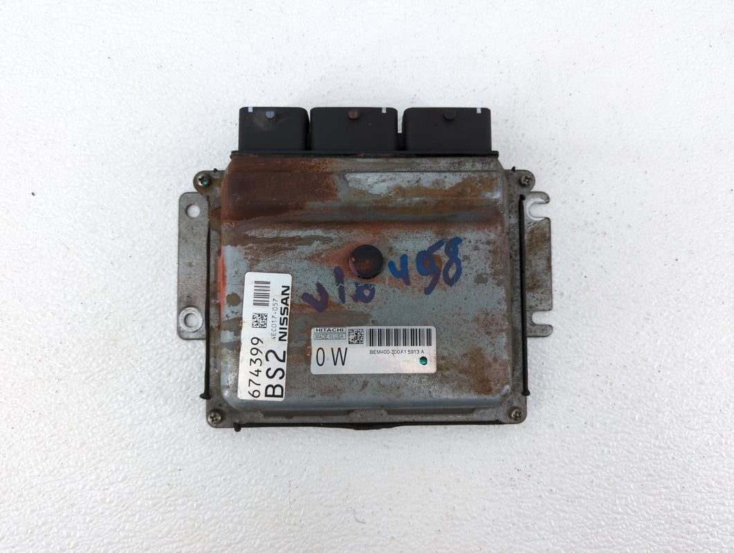 2015 Nissan Altima PCM Engine Control Computer ECU ECM PCU OEM P/N:BEM400-300 A1 NEC011-671, BEM404-300 A1 Fits Fits 2013 2014 OEM Used Auto Parts