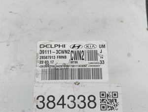 2016-2018 Kia Sorento PCM Engine Control Computer ECU ECM PCU OEM P/N:39101-3CWN2 39111-3CWN2 Fits Fits 2016 2017 2018 OEM Used Auto Parts