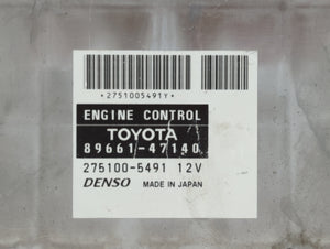 2006-2008 Toyota Prius PCM Engine Control Computer ECU ECM PCU OEM P/N:89981-47211 89661-47161 Fits Fits 2006 2007 2008 OEM Used Auto Parts