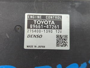 2010 Toyota Prius PCM Engine Control Computer ECU ECM PCU OEM P/N:89661-47261 89661-47262 Fits OEM Used Auto Parts