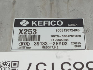 2016 Kia Forte PCM Engine Control Computer ECU ECM PCU OEM P/N:39133-2EYD2 39131-2EYD1 Fits OEM Used Auto Parts