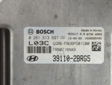 2015-2017 Hyundai Accent PCM Engine Control Computer ECU ECM PCU OEM P/N:39110-2BRG5 39110-2BRG7 Fits Fits 2015 2016 2017 OEM Used Auto Parts