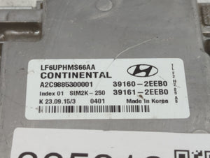 2016-2017 Hyundai Sonata PCM Engine Control Computer ECU ECM PCU OEM P/N:39160-2EEB0 Fits Fits 2016 2017 OEM Used Auto Parts