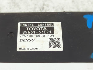 2008-2009 Lexus Es350 PCM Engine Control Computer ECU ECM PCU OEM P/N:89661-33E71 89661-33E70 Fits Fits 2008 2009 OEM Used Auto Parts