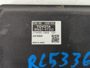 2010 Toyota Prius PCM Engine Control Computer ECU ECM PCU OEM P/N:89661-47262 Fits OEM Used Auto Parts