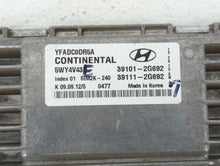 2011-2014 Hyundai Sonata PCM Engine Control Computer ECU ECM PCU OEM P/N:39101-2G692 39111-2G690 Fits Fits 2011 2012 2013 2014 OEM Used Auto Parts