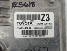 2016 Toyota Corolla PCM Engine Control Computer ECU ECM PCU OEM P/N:89661-0Z641 89661-0Z631, 89661-0Z630, 89661-0Z621 Fits OEM Used Auto Parts