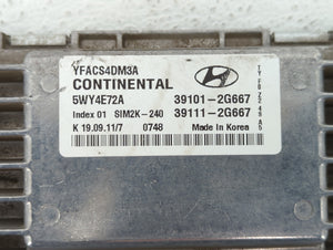 2011-2014 Hyundai Sonata PCM Engine Control Computer ECU ECM PCU OEM P/N:39111-2G669 39101-2G667 Fits Fits 2011 2012 2013 2014 OEM Used Auto Parts