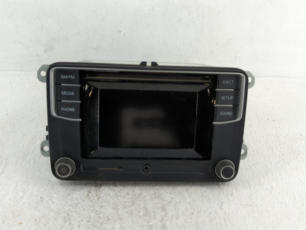 2016 Volkswagen Tiguan Radio AM FM Cd Player Receiver Replacement P/N:561 035 150 A 5C0 035 200 Fits 2017 OEM Used Auto Parts