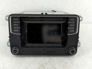 2016 Volkswagen Tiguan Radio AM FM Cd Player Receiver Replacement P/N:561 035 150 A 5C0 035 200 Fits 2017 OEM Used Auto Parts